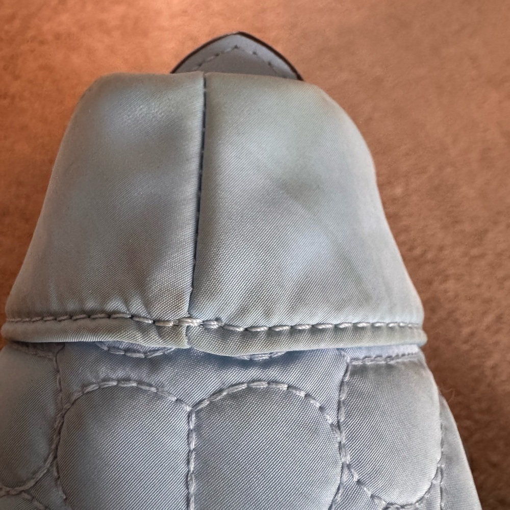kate spade Light Blue Quilted Chain-Handle Tote - Picture 11 of 16